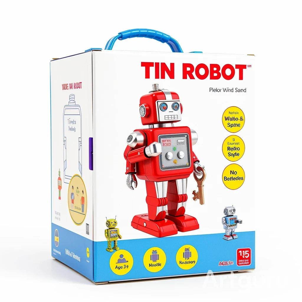 Wind-Up Tin Robot